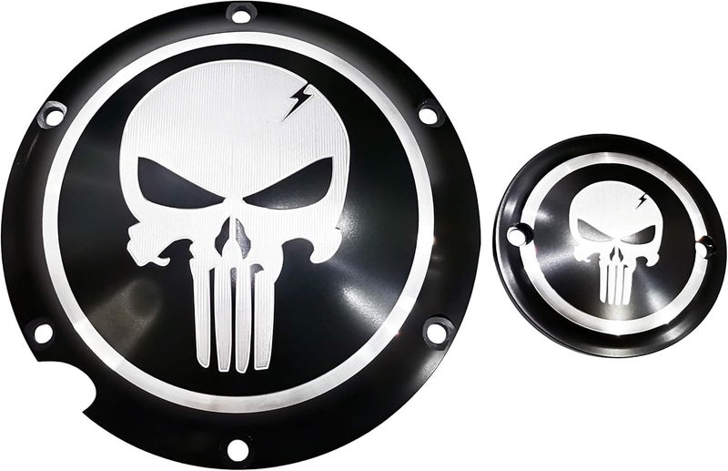 Yarmile Motorcycle Derby Cover Aluminum Derby Cover Engine Timing Timer Cover Compatible with for Harley Davidson Sportster Iron XL883 1200 Forty Eight Seventy Two 48 72 Nightster Roadster 2004-2019 (Black) - Image 2